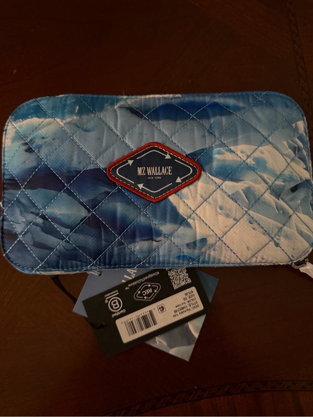 NWT MZ Wallace  Packable Market Tote In DeDe Johnson ⭐️Limited Edition Ice Cave